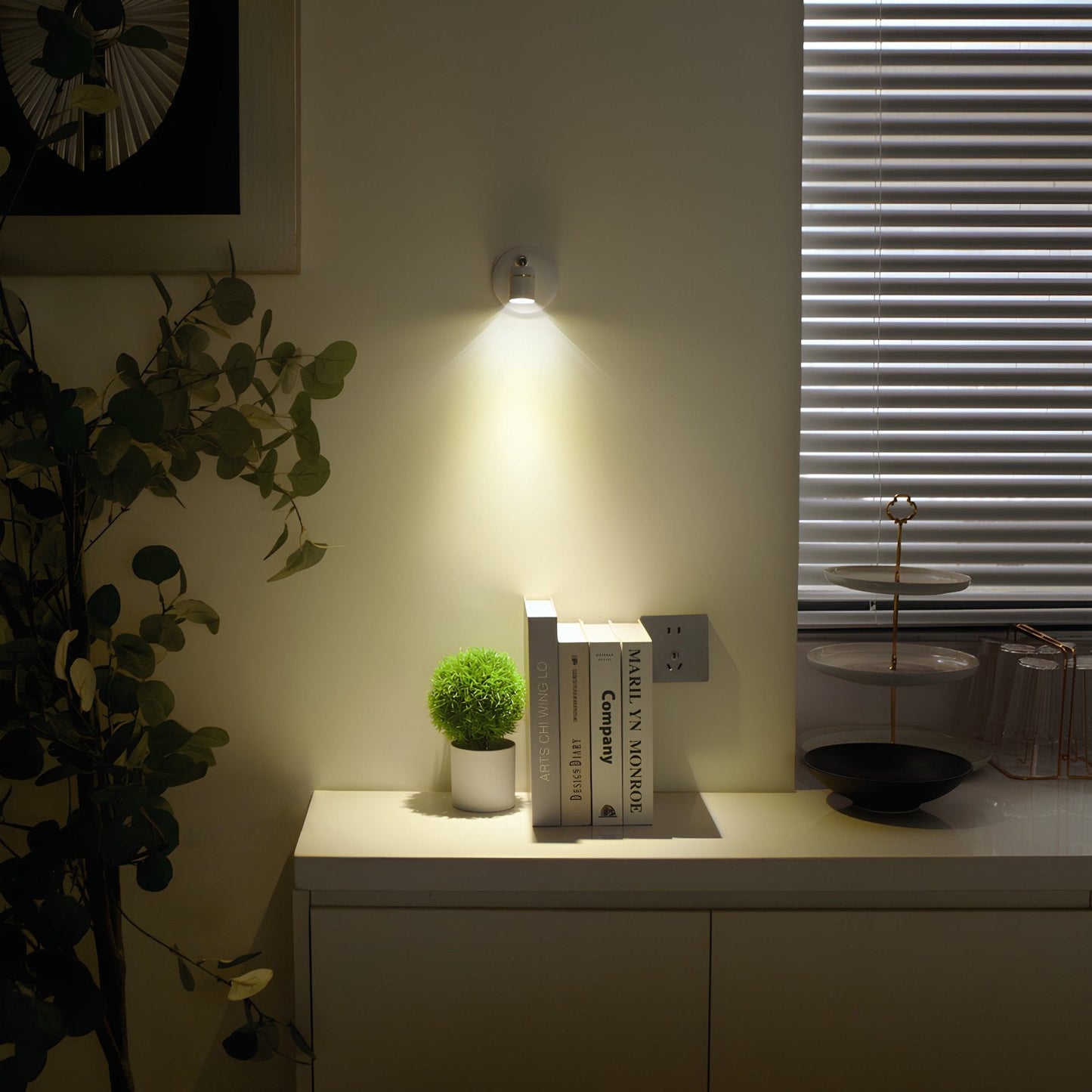 LED Wandleuchte mit Fernbedienung dimmbar