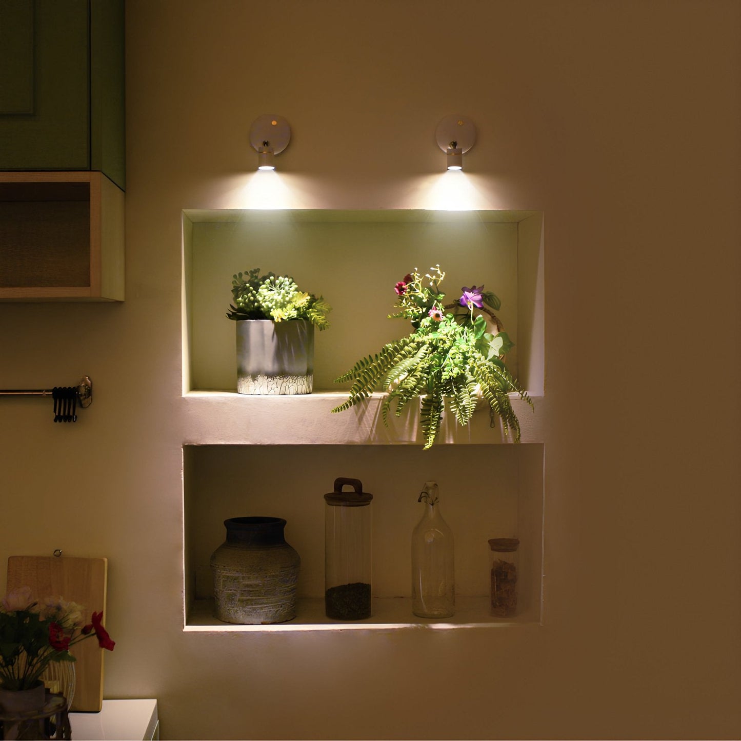LED Wandleuchte mit Fernbedienung dimmbar