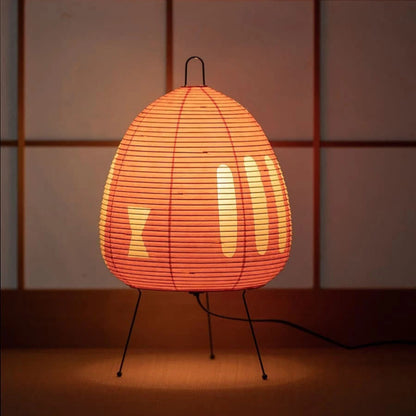 Tischlampe Reispapier Retro Japanisch Design
