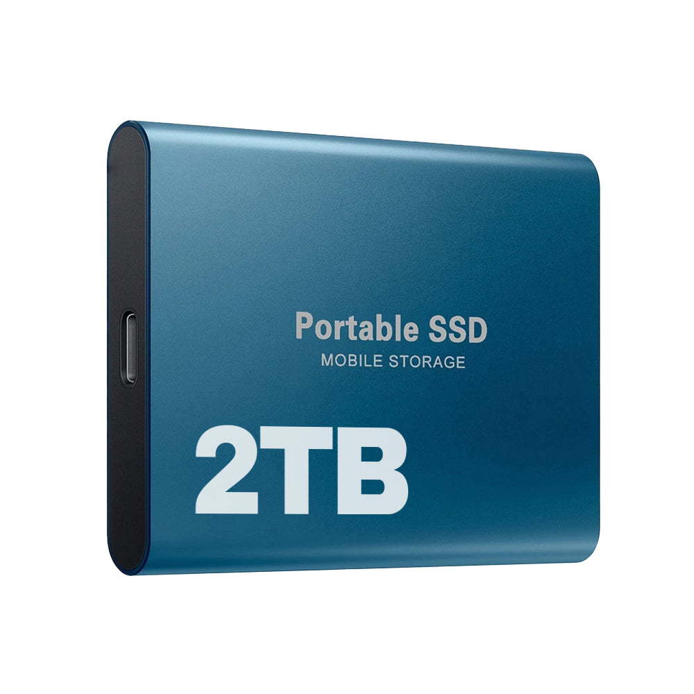 Externe SSD Tragbar USB-C 2TB Speicher
