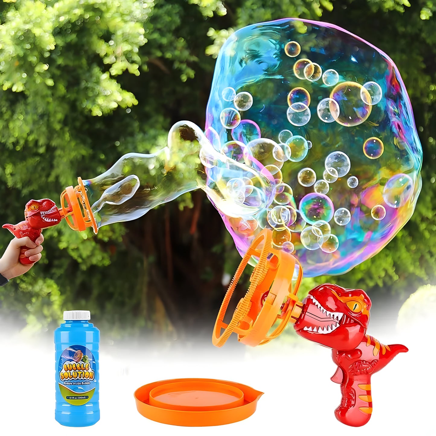 Seifenblasen Spielzeug Dinosaurier Blaster Kinder