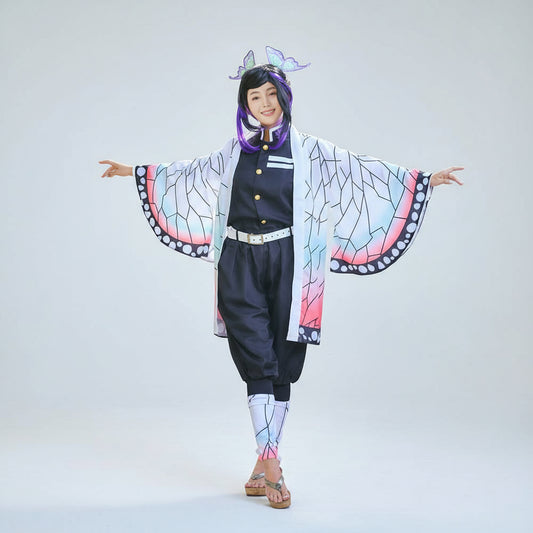 Kostüm Kinder Schmetterling Anime Kimono Cape Set Halloween Cosplay