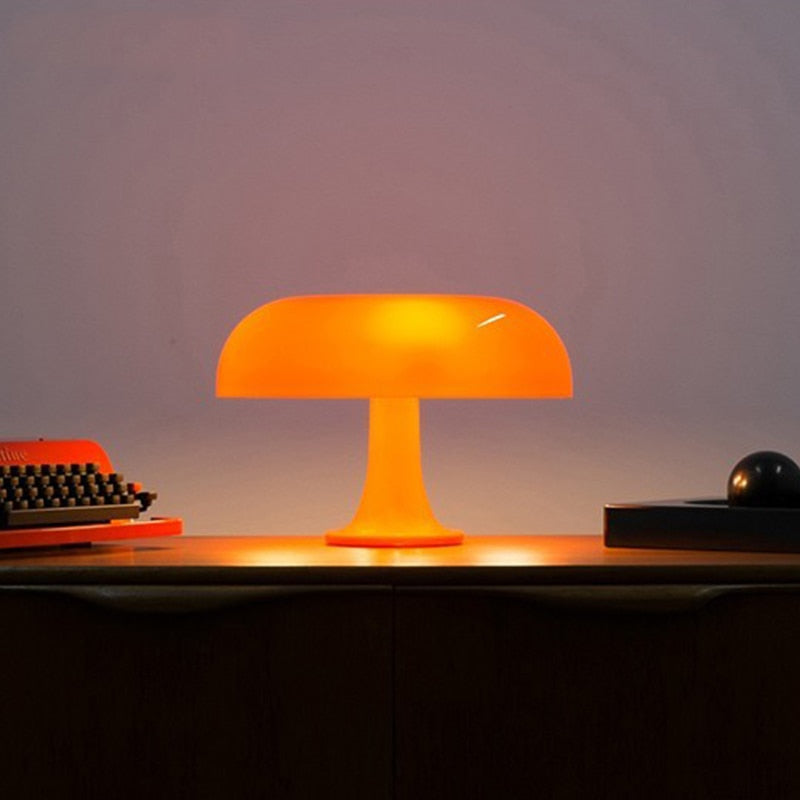 Tischlampe LED Weiß Modern Pilzform Design